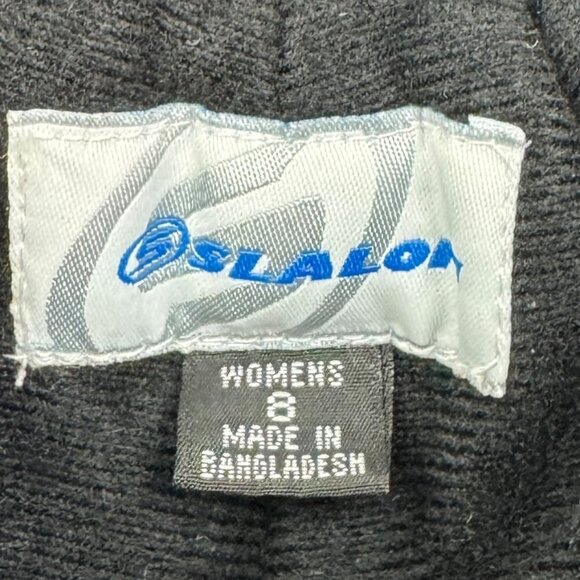 Slalom Black Insulated Reinforced Winter/Ski/Snowboarding Pants Women's Size 8 - Picture 9 of 9
